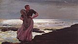 Winslow Homer Light on the Sea painting